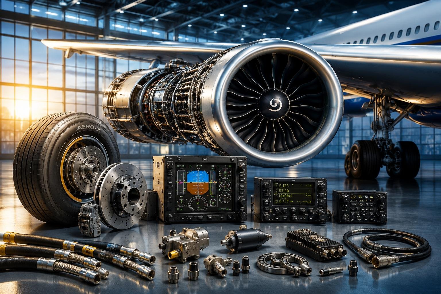 Aircraft components and technical field support