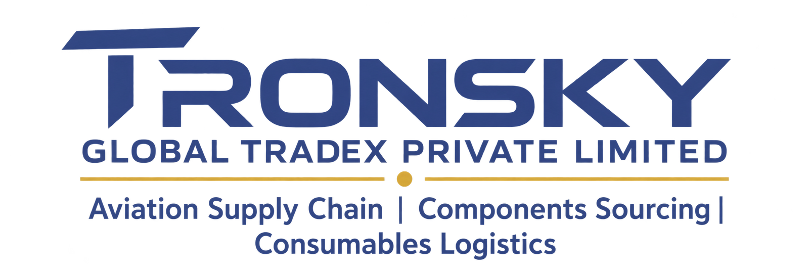 Tronsky Global Tradex Private Limited — Aviation Supply Chain, Components Sourcing and Consumables Logistics
